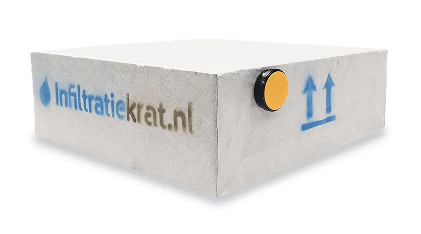 Infiltratiekrat 900 liter zwaar - 120 x 120 x 60 cm | 1 x 125 mm, ITK
