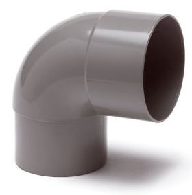 PVC HWA bocht 87,5 graden 80 mm (mof/spie/verjongd spie) PVC HWA bocht 87,5 graden 80 mm (mof/spie/verjongd spie)