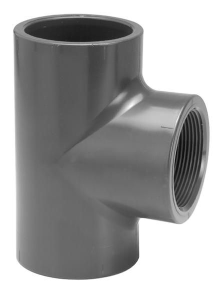 VDL PVC T-stuk 90 graden 32 mm x 1/2'' bi.dr. PN10