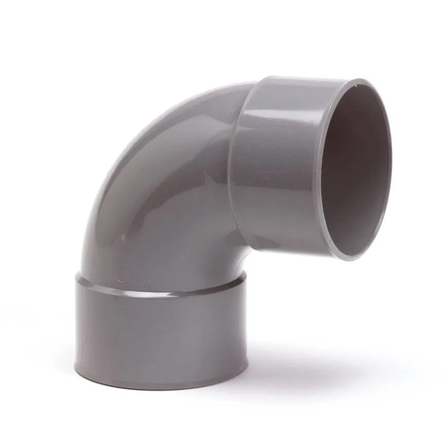 PVC bocht 88 graden 200 mm (mof/mof - lijm)