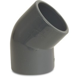 VDL PVC knie 45 graden 20 mm PN16