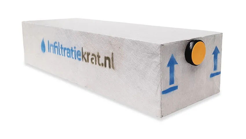 Infiltratiekrat 400 liter zwaar - 180 x 60 x 40 cm | 1 x 125 mm, ITK