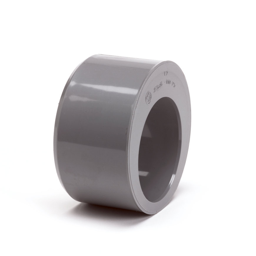 PVC verloopstuk excentrisch 125 x 50 mm