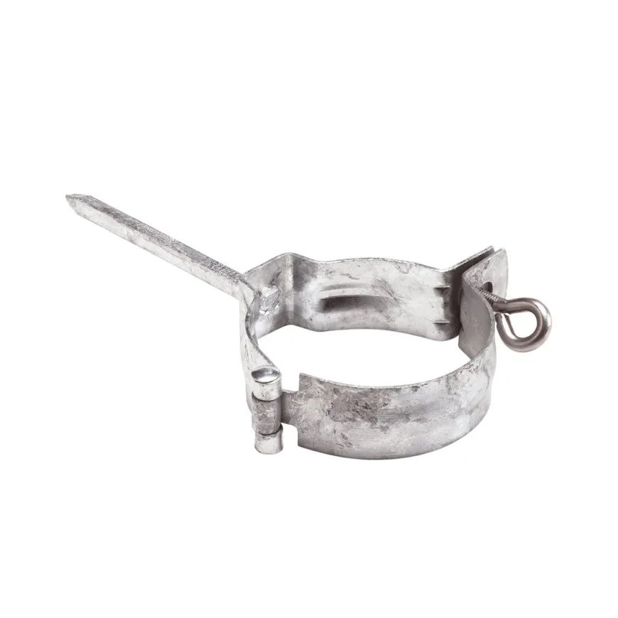 Stalen HWA beugel met muurpen 60 mm | Verzinkt