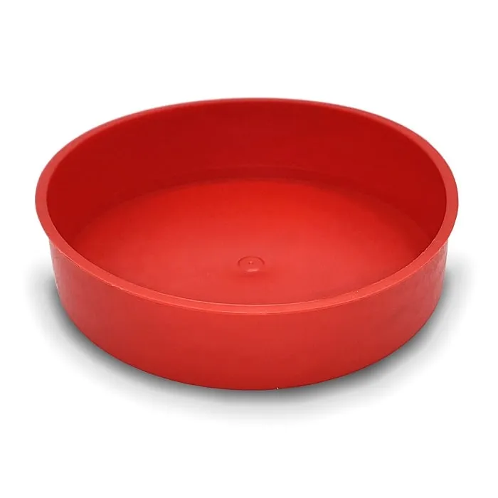 PVC speciedeksel rood 100 mm