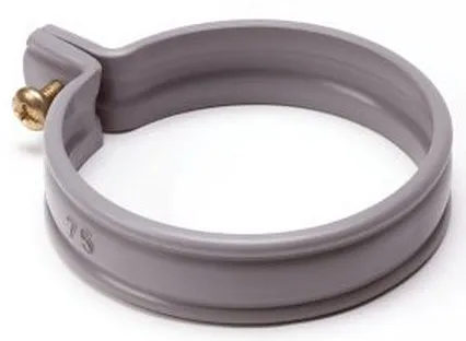 PVC HWA beugel grijs - 80 mm PVC HWA beugel grijs - 80 mm